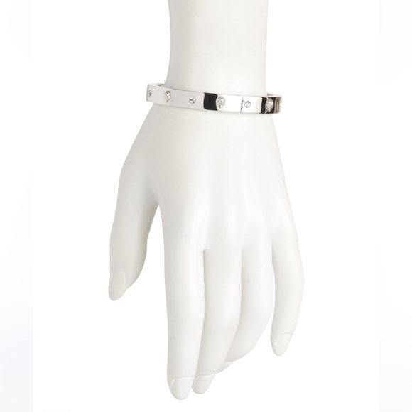 LAST CHANCE KURT GEIGER LONDON Eagle Crystal Stud Bangle Bracelet - Picture 4 of 5